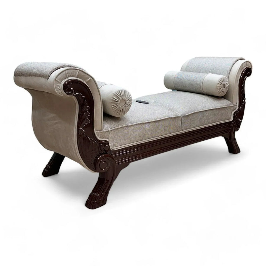 Teak Wood & Jute Fabric Build