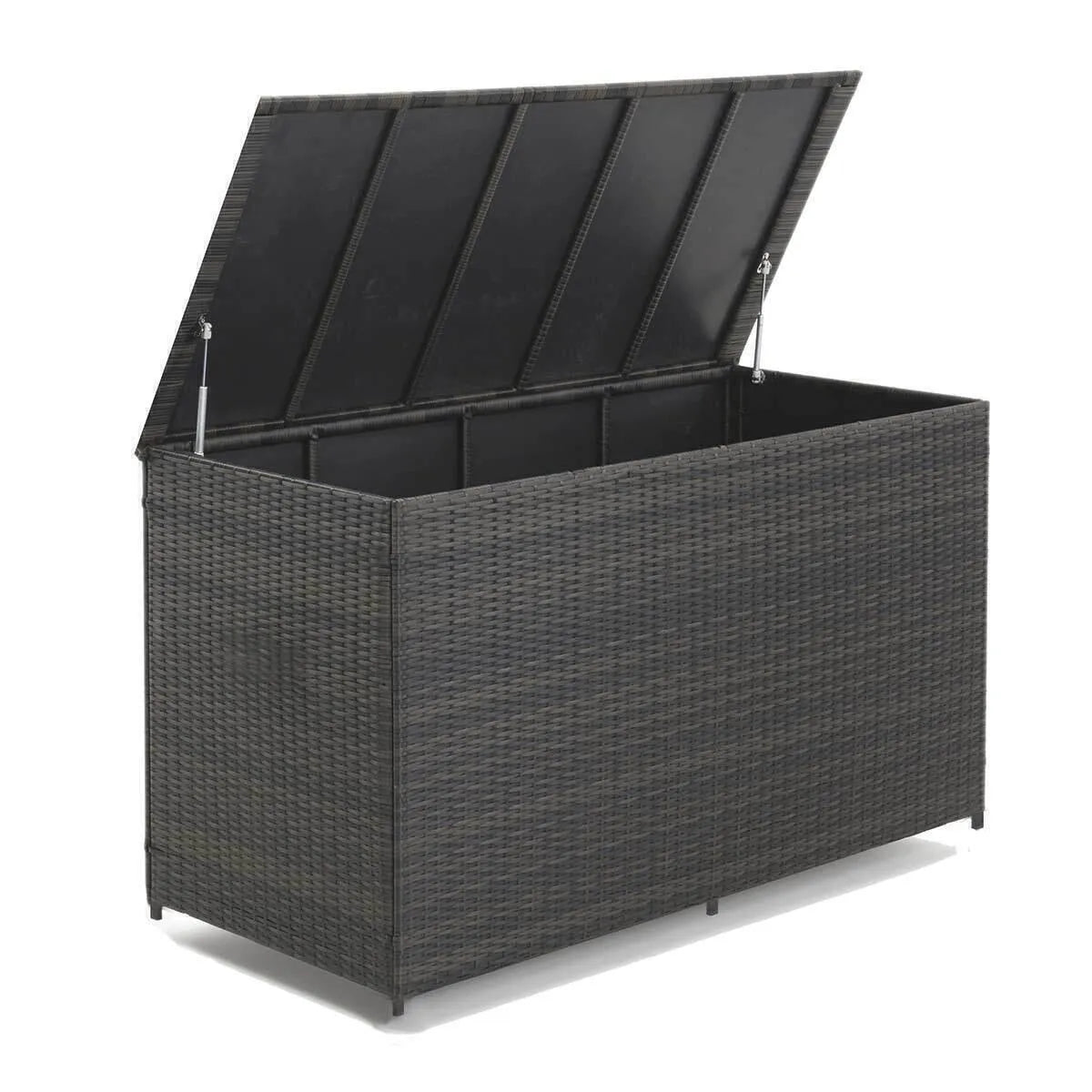 Wooden Twist Hydraulic Outdoor Storage Box