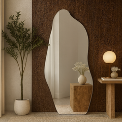 Irregular LED Backlit Full-Length Mirror