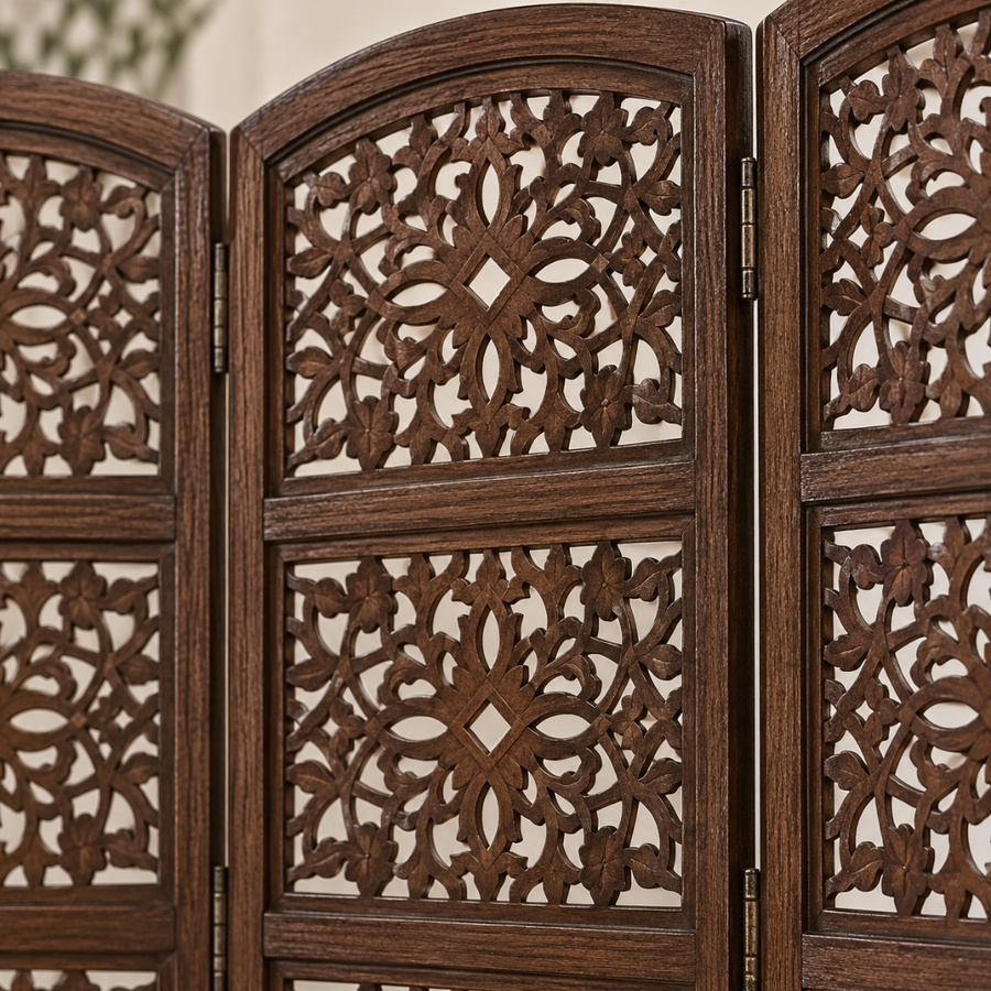 Intricate Carved Jali Panels