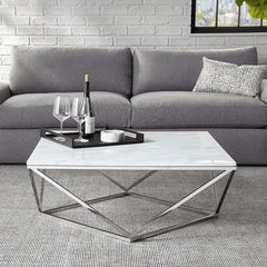 Wooden Twist Modern Coffee Table