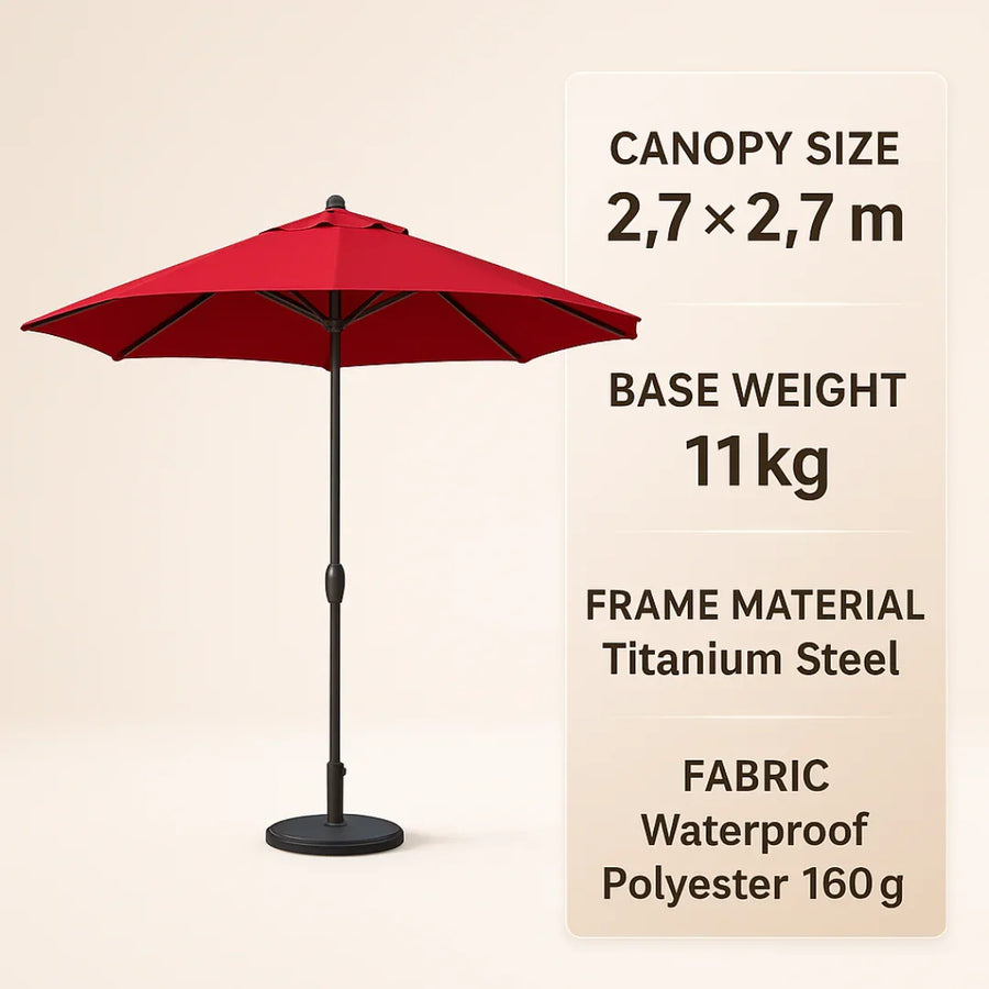 Titanium Steel Frame With a 15kg Base for Stability