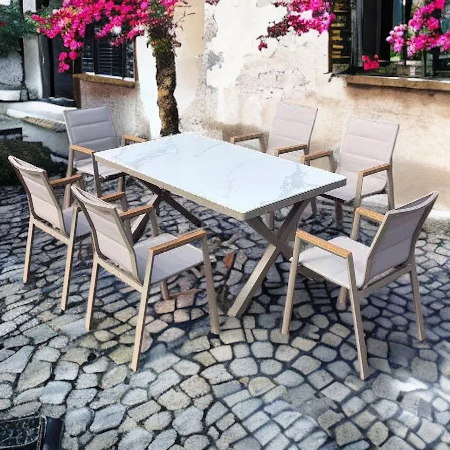 A Rectangular Table for Six