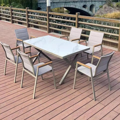 Stylish Aluminum Dining Set