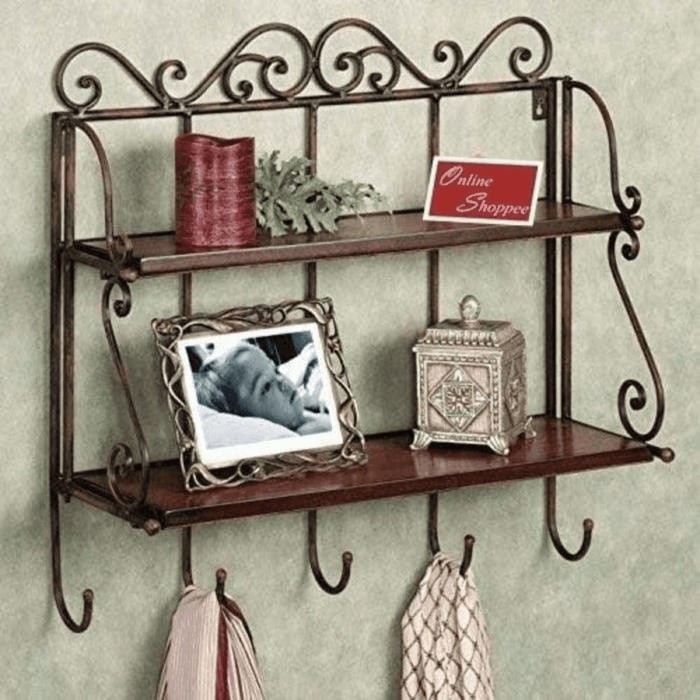 Wall mounted shelf