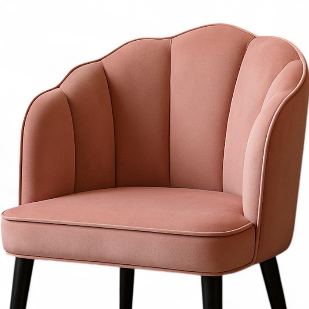 Fuzzy Modern Cafe Dining Chair