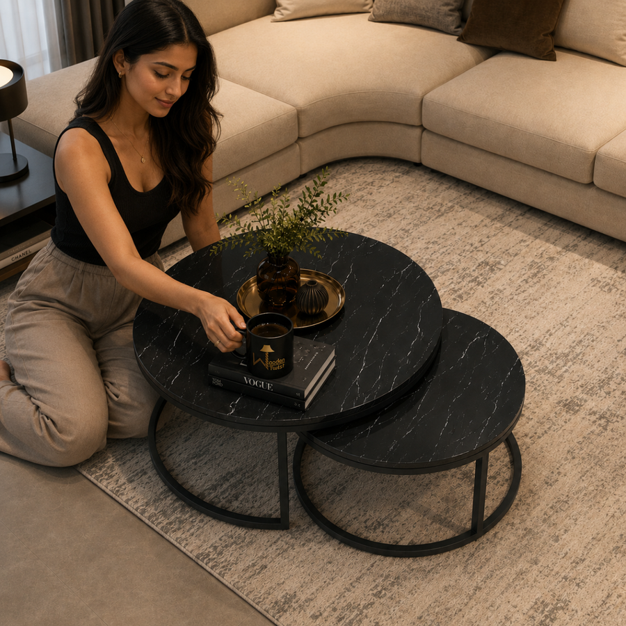 Scratch-Resistant Marble Tabletop