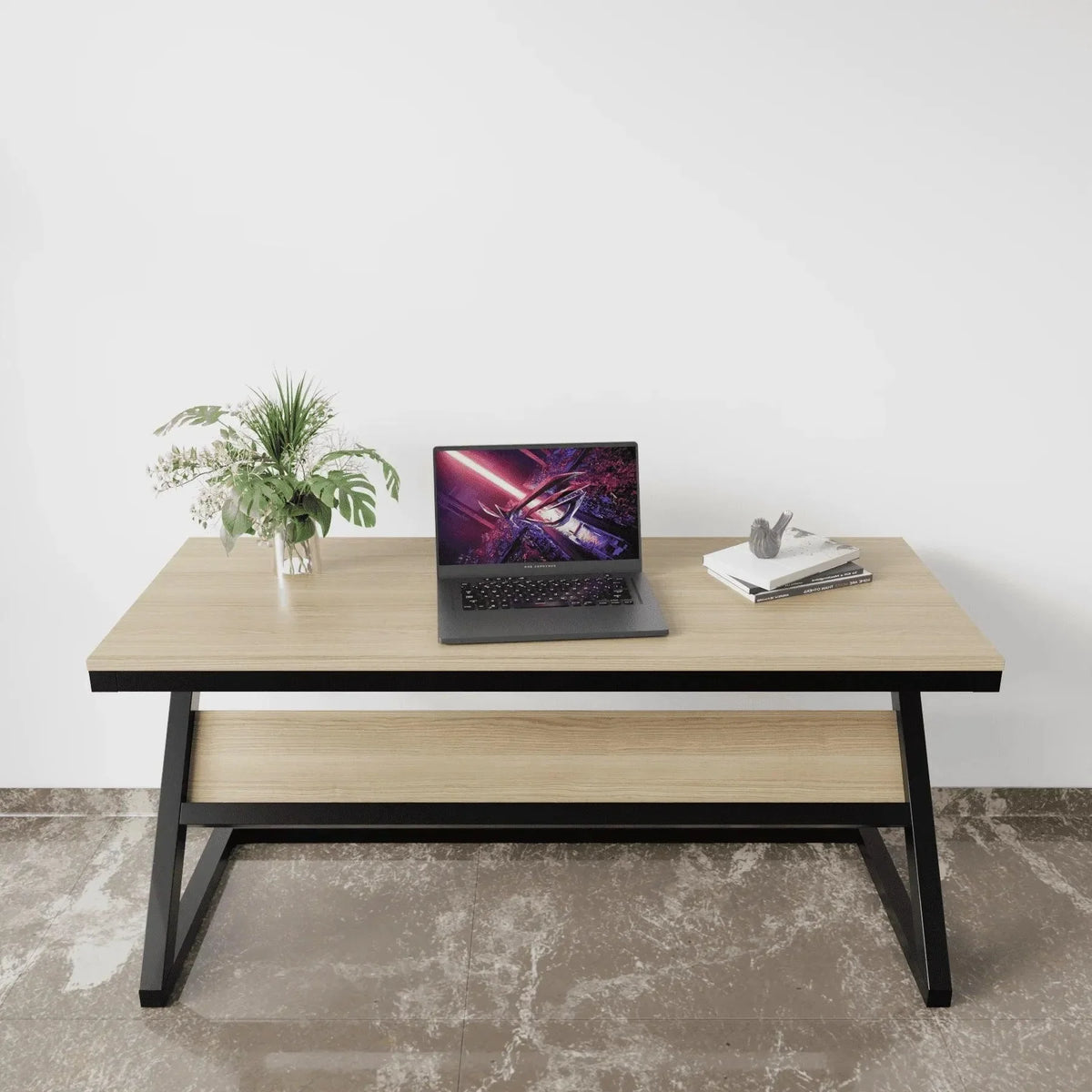 A Z-Shaped Study Desk Built to Maximize Your Workspace