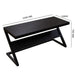 Wooden Twist Z-Shaped Executive Study Desk Table laminated Top with Steel Base - Wooden Twist UAE