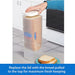 GHAWI Bread Container, Toast Bread Box for Kitchen, Airtight Plastic Bread Storage Containers, Universal Sized Bread Box Keeper, Bread Saver, Sandwich Bread Dispenser, BPA Free, 5 Liter - Wooden Twist UAE