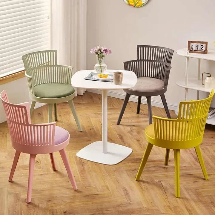 Fictile Outdoor Cafe Chair with a Stylish Twist