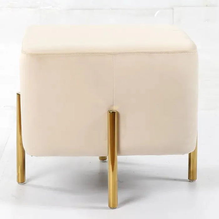 Gold footstool deals