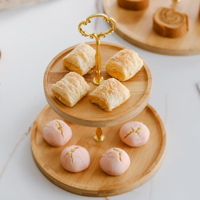 Dessert Stand Display Decoration Cake Tray - Wooden Twist UAE