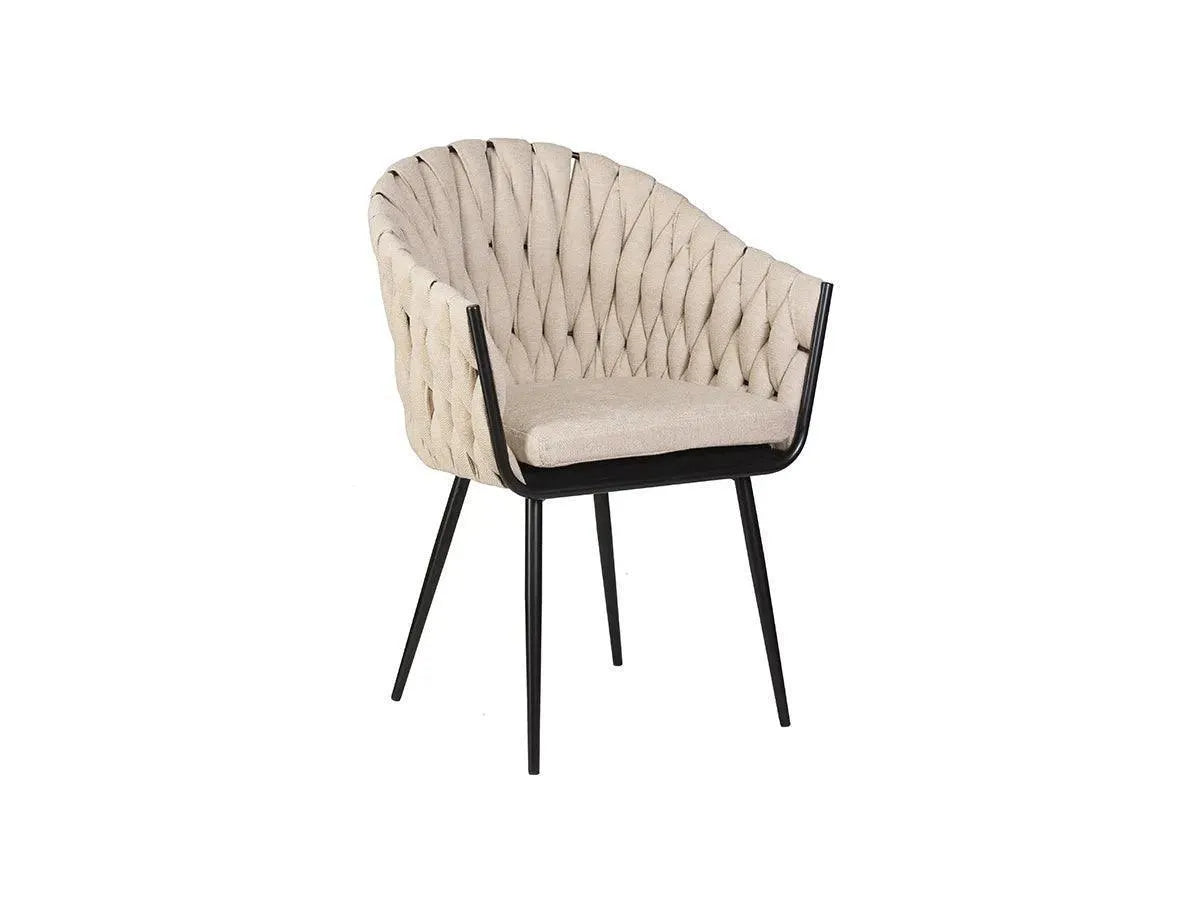 Wooden Twist Luxurious with Tufted Design Velvet Fabric Modern Cafe Dining Chair and Sturdy Metal Legs with 1 Cushion - Wooden Twist UAE