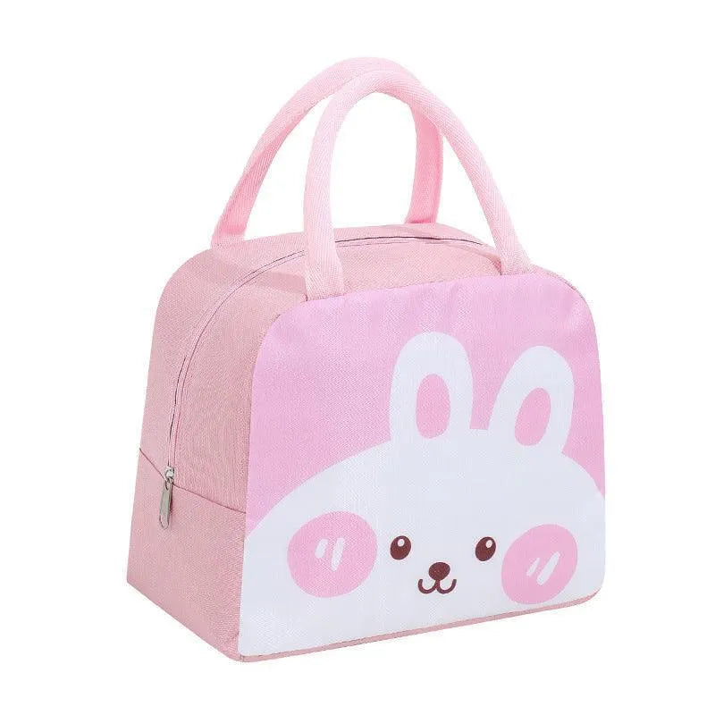 New Cartoon Lunch Box Portable Cooler Bag - Wooden Twist UAE