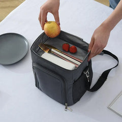 Aluminum Foil Thickened Lunch Box Handbag Insulation Bag - Wooden Twist UAE