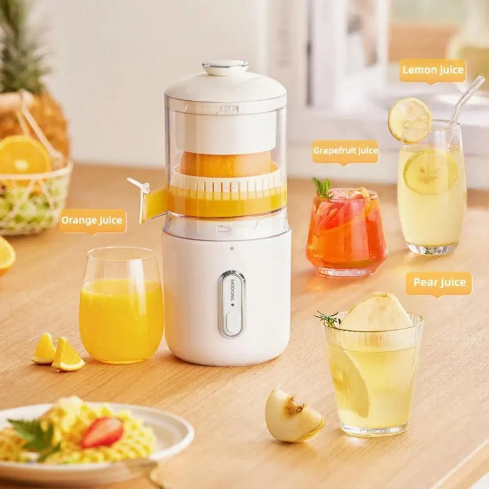 Multifunctional Wireless Electric Juicer Steel Orange Lemon Blender USB Portable Mini Fruit Squeezer Pressure Juicer Kitchen - Wooden Twist UAE