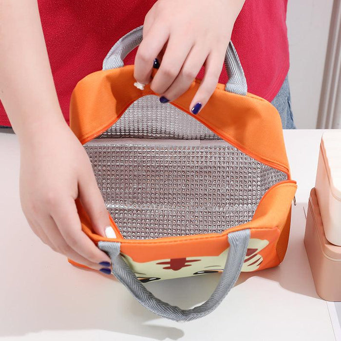 New Cartoon Lunch Box Portable Cooler Bag - Wooden Twist UAE