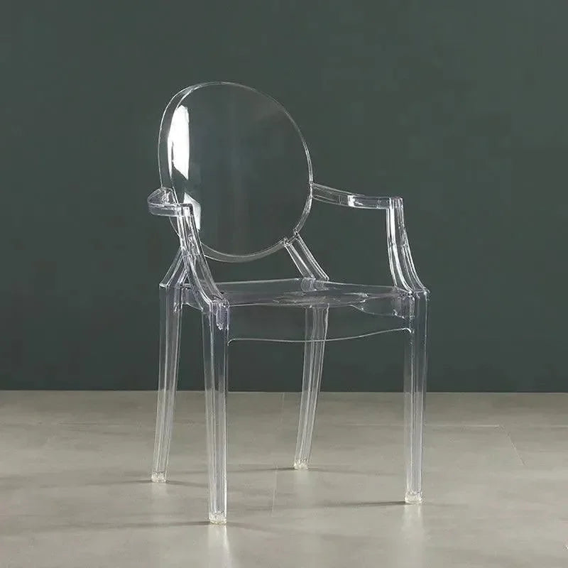 Fresco Acrylic Armrest Dining Chair