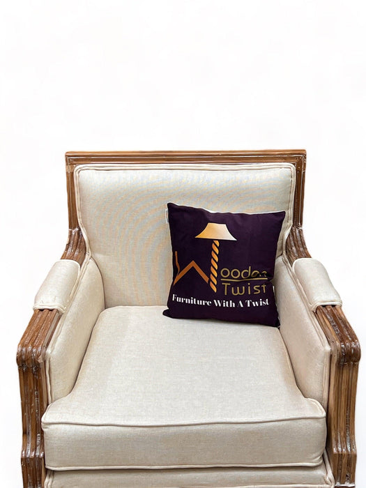 Handicraft Modern Accent Arm Chair (Teak Wood)