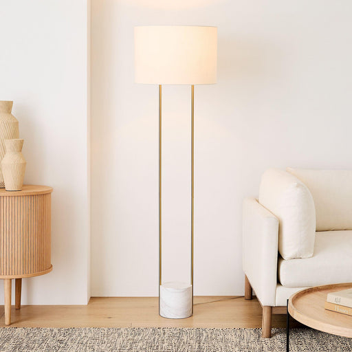 Wooden Twist Modern Standing Floor Lamp
