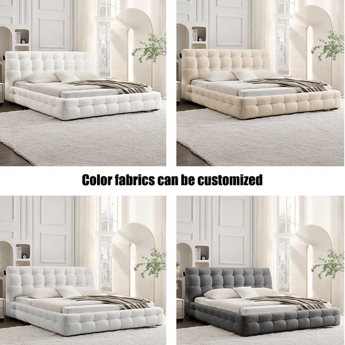  Modernize Boucle Upholstery Bed