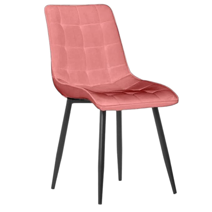 Wooden Twist Stow Design Modern Cafe Dining Chair Metal Legs