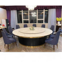 modern round dining table