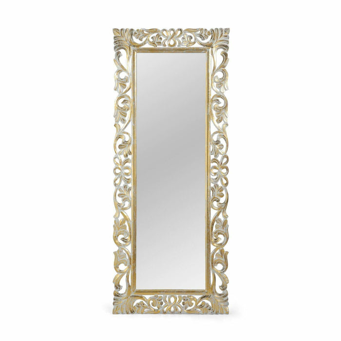 Wooden Twist Mirror Wall Frame