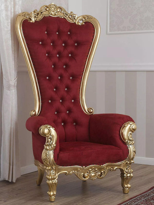 Luxurious High Back Throne