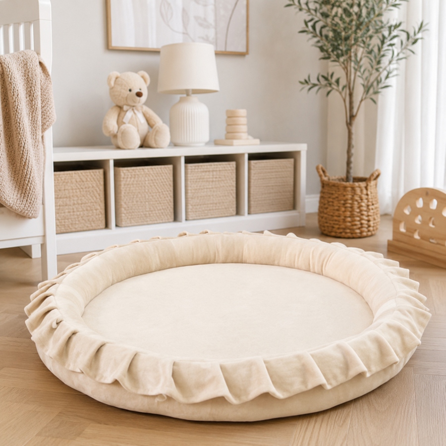 Velvet Fabric & Foam Cushion Throughout