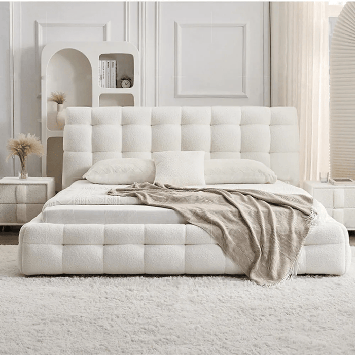  Modernize Boucle Upholstery Bed