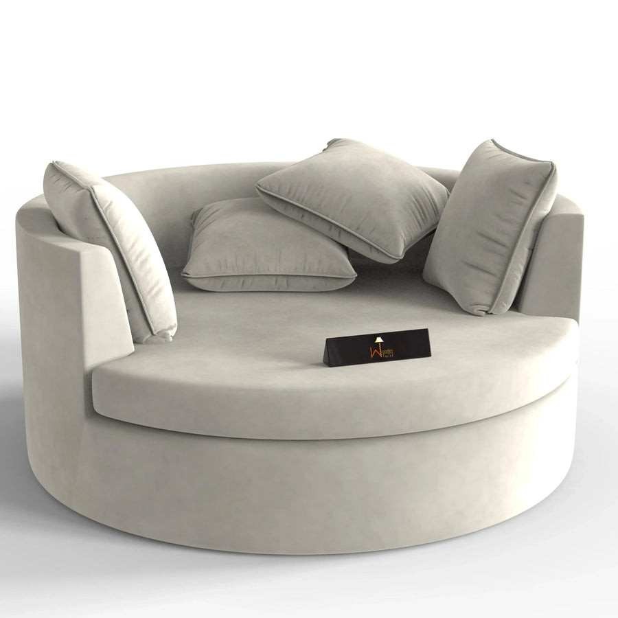Soft Velvet in a Warm Beige Tone