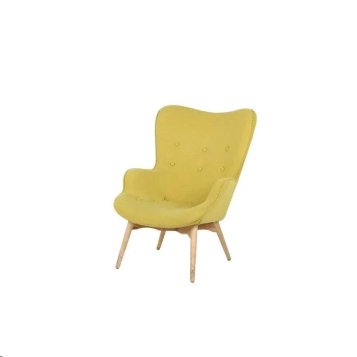 Modern Stylish Wing Chair for Living Room Restaurants Café & Studio - Wooden Twist UAE