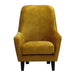 Wooden Handmade Wing Arm Chair (Yellow) - Wooden Twist UAE