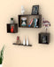 Rafuf Wooden Floating Wall Shelf with 4 Shelves - Wooden Twist UAE
