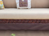 Traditional Wooden 3 Seater  Couch for Home & Office Chaise Lounge Settee (Teak Wood) - WoodenTwist