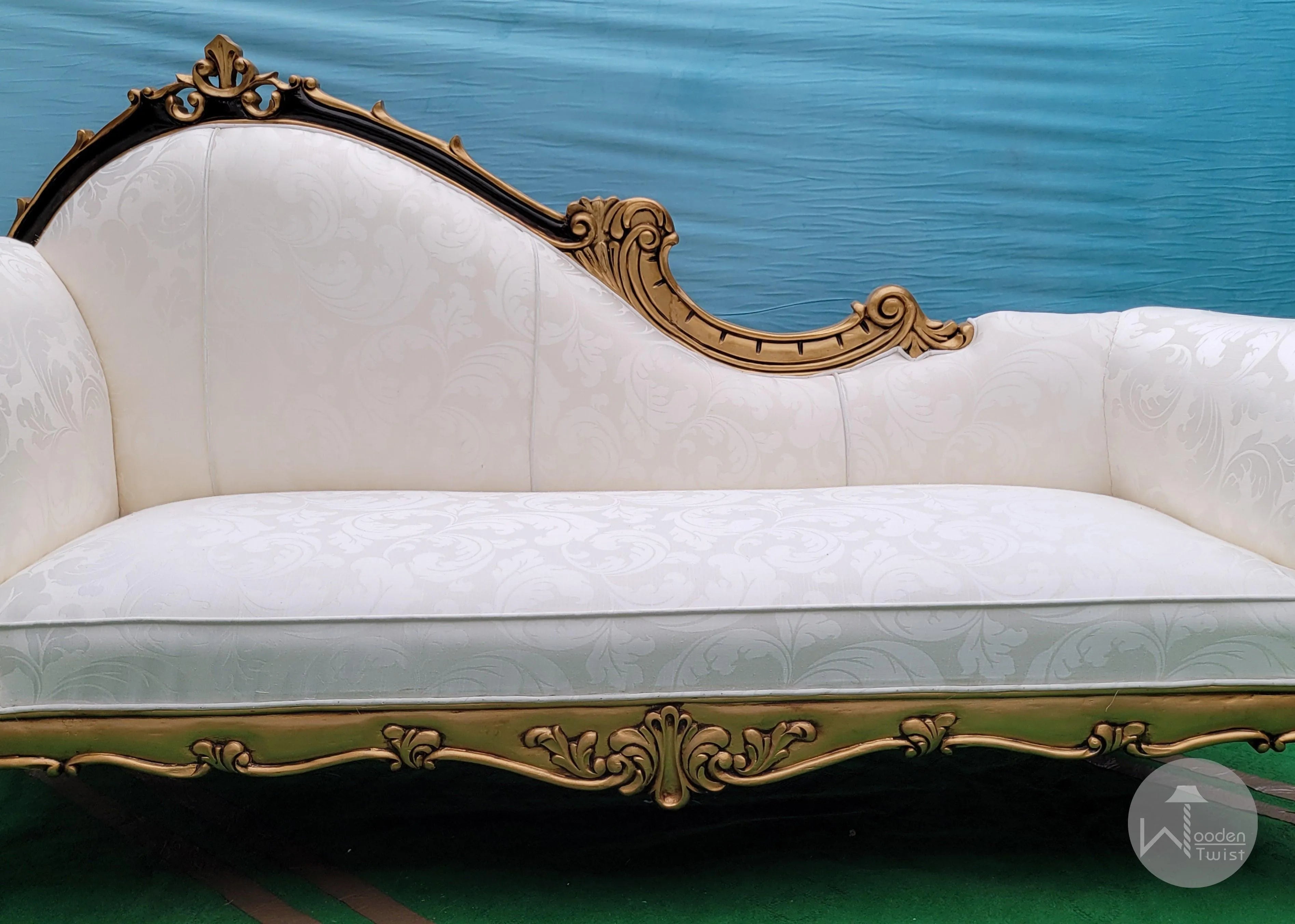 Teak Wood  Chaise Lounge