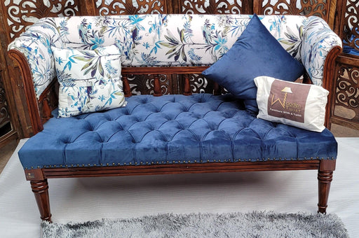 Wooden Bench for Living Room Comfort for Backrest (Teak Wood) - Wooden Twist UAE
