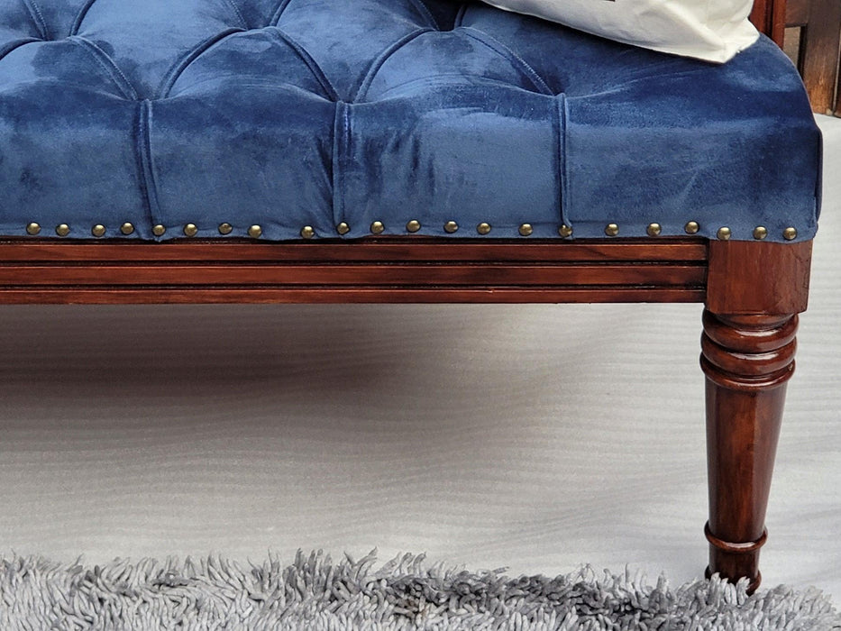 Wooden Bench for Living Room Comfort for Backrest (Teak Wood) - Wooden Twist UAE