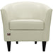 Wide Tufted Arm Chair (Off White) - Wooden Twist UAE
