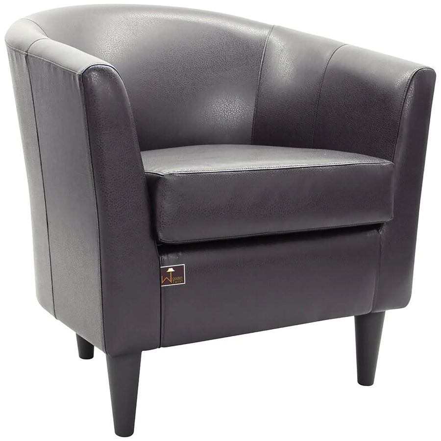 Plush Leatherette in a Warm, Neutral Brown