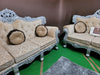 Royal Antique Silver Carved Maharaja Sofa Set - Wooden Twist UAE