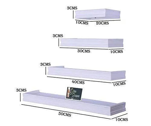 Beautiful Rectangular Wall Shelf - Wooden Twist UAE