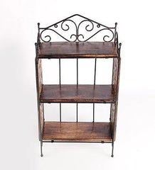 Wooden Home Decor 3 Shelf Rack Kitchen Rack - Wooden Twist UAE