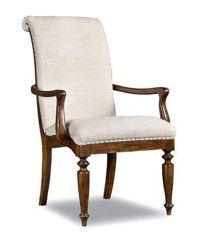 Handmade Wooden Chair Armrest Seating Chair Upholstered Back Rest Chair (Teak Wooden) - WoodenTwist