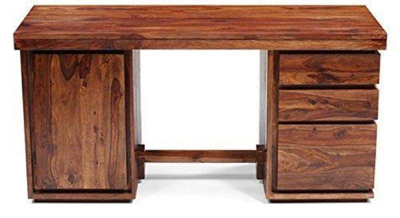Wooden Handicrafts Study Table Office Desk Cabinet (Sheesham Wood)