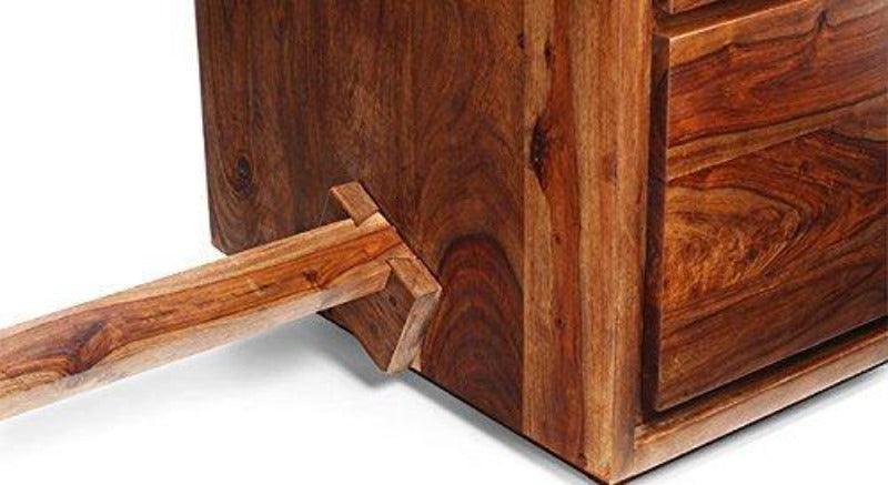 Wooden Handicrafts Study Table Office Desk Cabinet (Sheesham Wood)