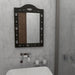 Big Wooden Wall Mirror, Dressing Bathroom Vanity Mirror - Wooden Twist UAE