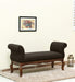 Couch Luxury Upholstered Bench Polyester (Teak Wood) - Wooden Twist UAE